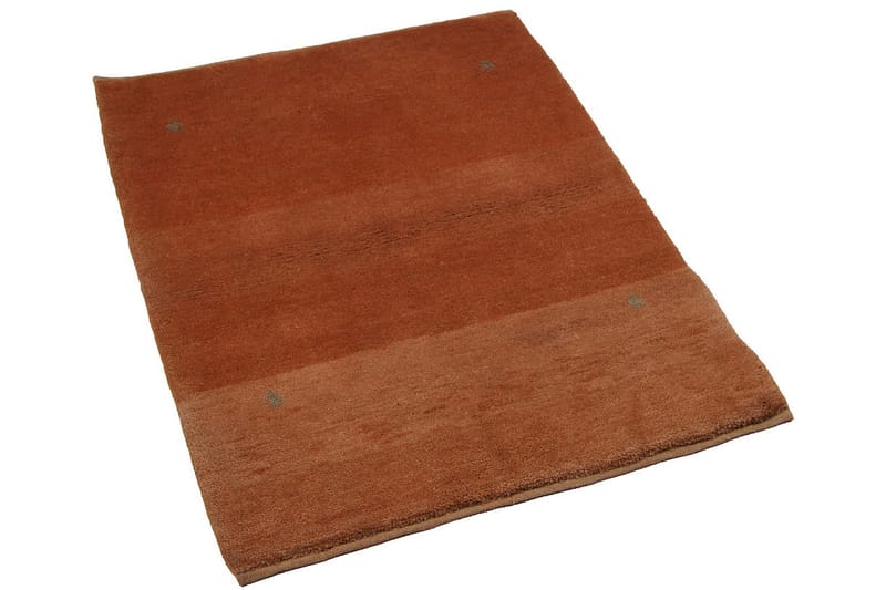 Handknuten Gabbeh Shiraz Ull Orange 88x115cm - Handvävda mattor - Orientaliska mattor - Persisk matta