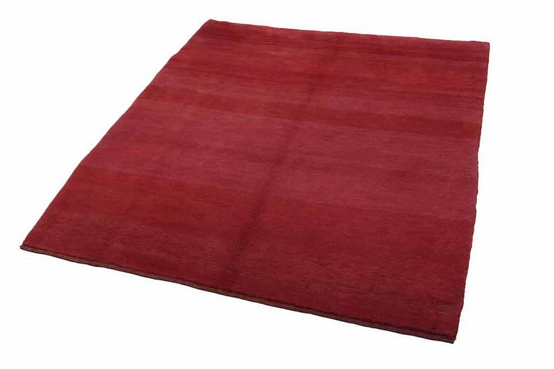 Handknuten Gabbeh Shiraz Ull Röd 163x190cm - Handvävda mattor - Orientaliska mattor - Persisk matta