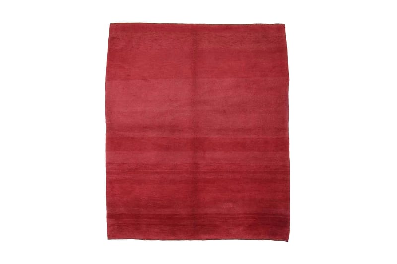 Handknuten Gabbeh Shiraz Ull Röd 163x190cm - Orientaliska mattor - Handvävda mattor - Persisk matta