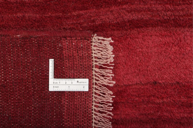 Handknuten Gabbeh Shiraz Ull Röd 178x200cm - Handvävda mattor - Orientaliska mattor - Persisk matta