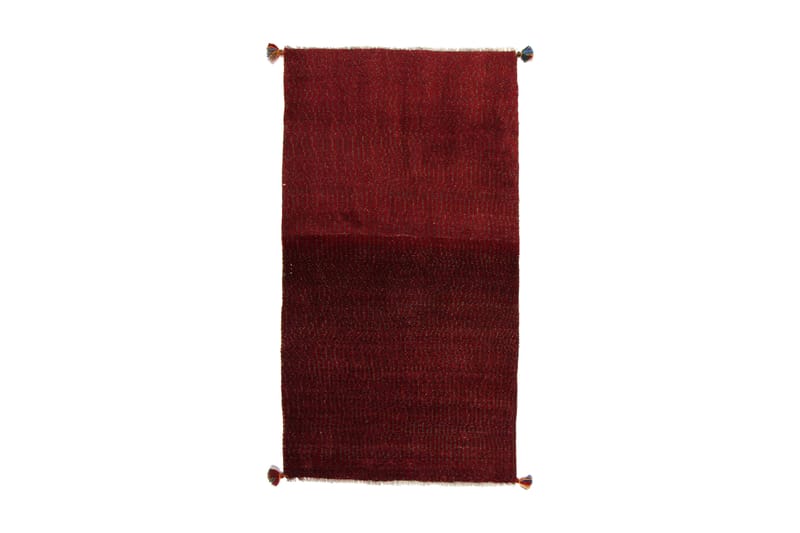 Handknuten Gabbeh Shiraz Ull Röd 76x145cm - Orientaliska mattor - Handvävda mattor - Persisk matta