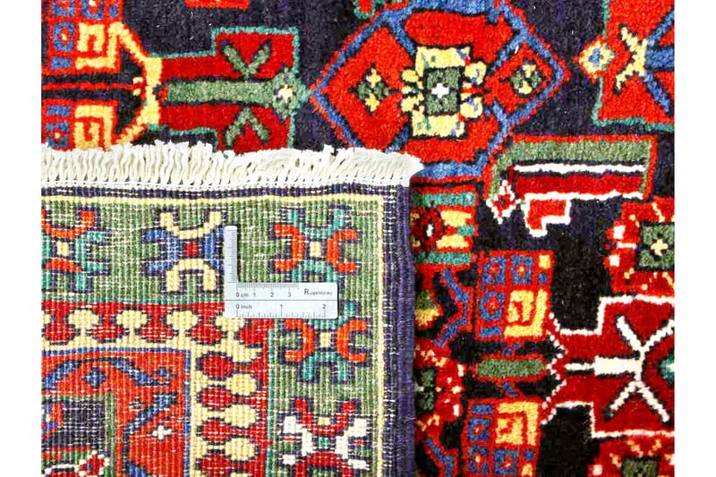 Handknuten Persisk Matta 138x300 cm - Mörkblå/Röd - Orientaliska mattor - Persisk matta