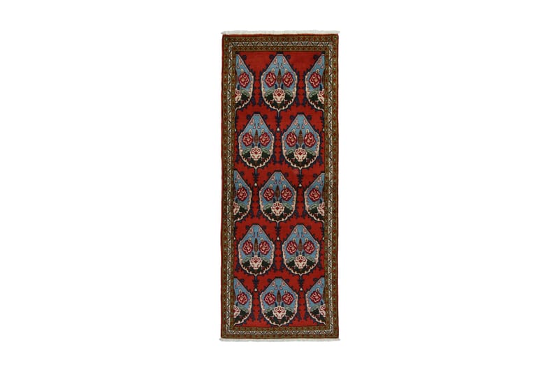 Handknuten Persisk Matta 78x205 cm - Röd/Blå - Orientaliska mattor - Persisk matta