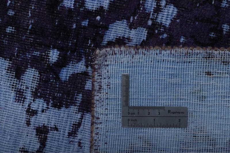 Handknuten Persisk Matta 73x383 cm Vintage - Blå/Mörkblå - Orientaliska mattor - Persisk matta