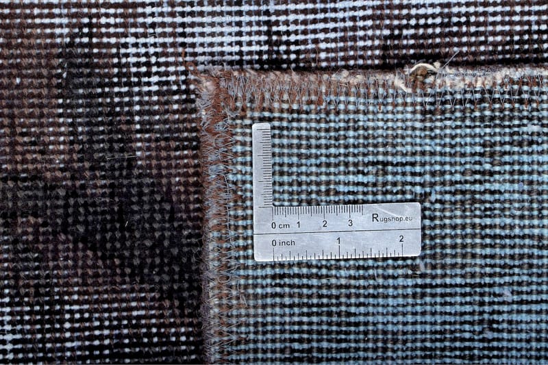 Handknuten Persisk Ullmatta 254x356 cm Vintage - Mörkblå - Orientaliska mattor - Persisk matta