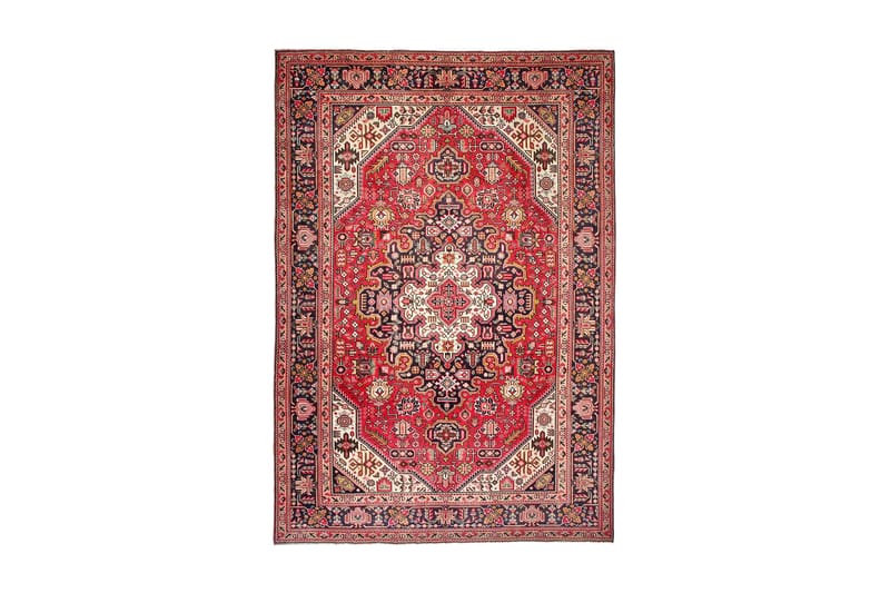 Handknuten Persisk Patchworkmatta 193x285 cm Kelim - Röd/Mörkblå - Orientaliska mattor - Persisk matta