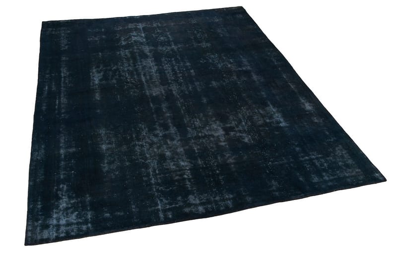 Handknuten Persisk Ullmatta 262x335 cm Vintage - Blå/Svart - Orientaliska mattor - Persisk matta