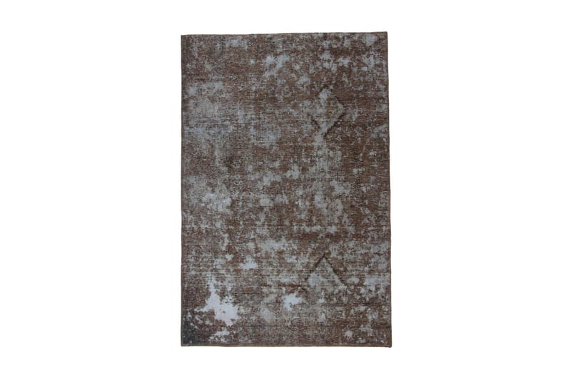 Handknuten Persisk Matta 131x198 cm Vintage - Blå/Brun - Orientaliska mattor - Persisk matta