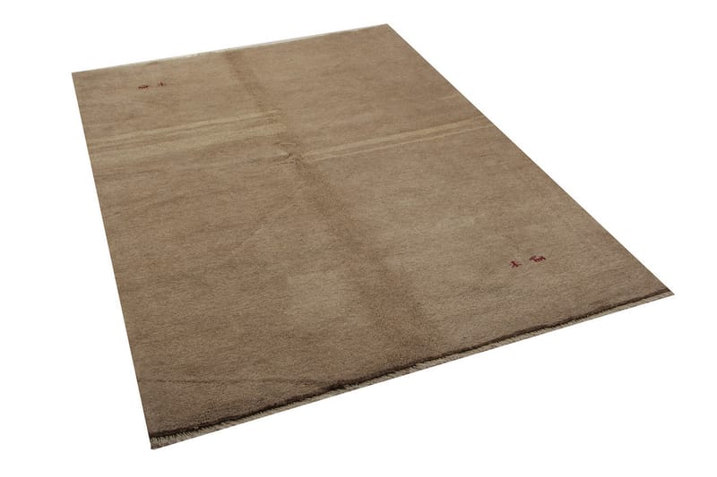 Handknuten Persisk Ullmatta 173x233 cm Gabbeh Shiraz - Beige - Orientaliska mattor - Persisk matta