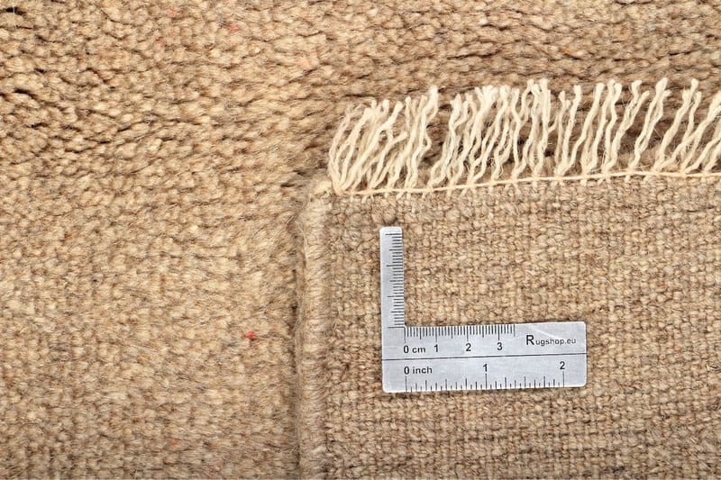 Handknuten Persisk Ullmatta 173x233 cm Gabbeh Shiraz - Beige - Orientaliska mattor - Persisk matta