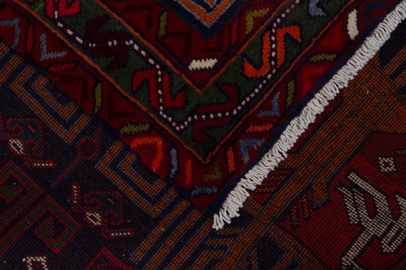 Handknuten Persisk Matta 138x298 cm - Röd/Grön - Orientaliska mattor - Persisk matta