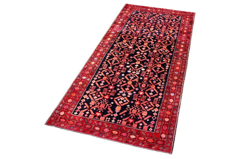 Handknuten Persisk Matta 150x330 cm - Mörkblå/Röd - Orientaliska mattor - Persisk matta