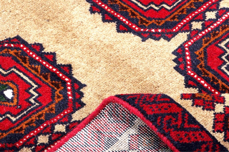 Handknuten Persisk Matta Varni 104x186 cm Kelim - Beige/Röd - Orientaliska mattor - Persisk matta