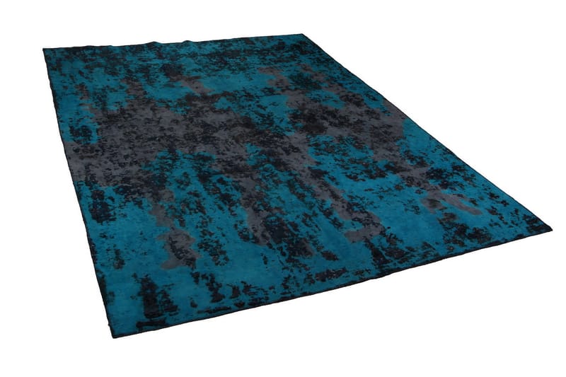 Handknuten Persisk Ullmatta 247x337 cm Vintage - Turkos - Orientaliska mattor - Persisk matta