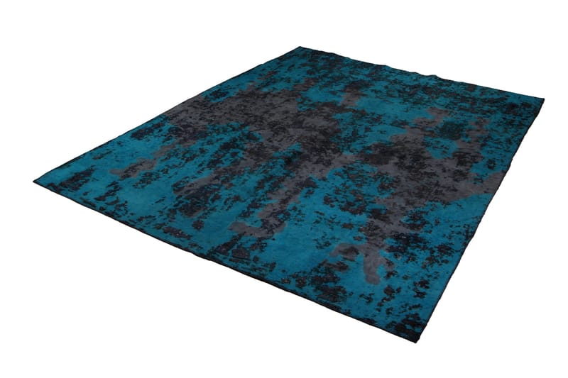 Handknuten Persisk Ullmatta 247x337 cm Vintage - Turkos - Orientaliska mattor - Persisk matta