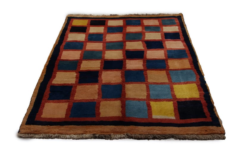 Handknuten Persisk Ullmatta 121x180 cm Gabbeh Shiraz - Flerfärgad - Orientaliska mattor - Persisk matta