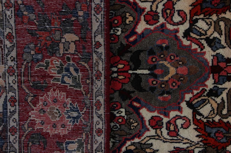 Handknuten Persisk Matta 210x352 cm - Röd/Beige - Orientaliska mattor - Persisk matta