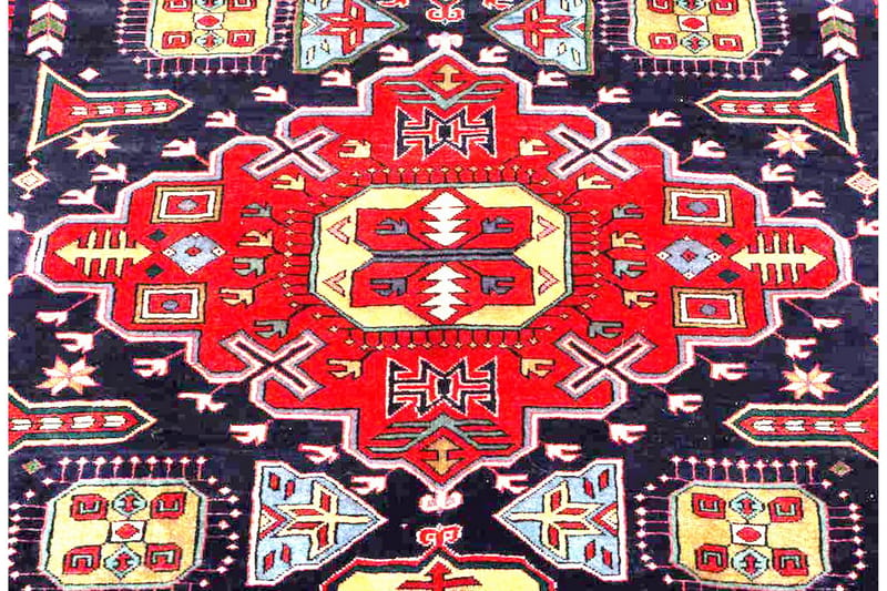 Handknuten Persisk Matta 160x304 cm - Mörkblå/Röd - Orientaliska mattor - Persisk matta