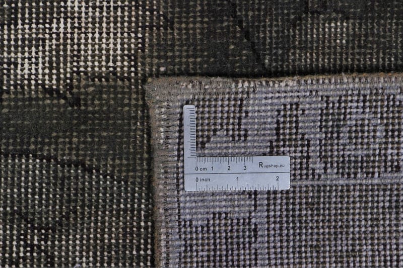 Handknuten Persisk Ullmatta 276x376 cm Vintage - Mörkgrön - Orientaliska mattor - Persisk matta