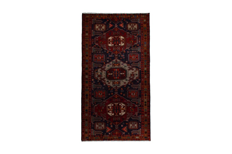 Handknuten Persisk Matta 150x288 cm - Mörkblå/Brun - Orientaliska mattor - Persisk matta