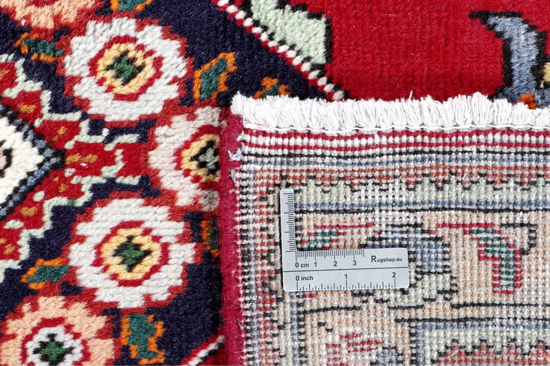Handknuten Persisk Patinamatta 288x386 cm - Röd/Mörkblå - Orientaliska mattor - Persisk matta