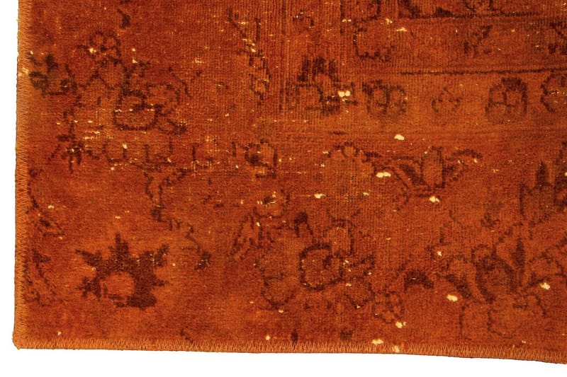Handknuten Persisk Ullmatta 252x375 cm Vintage - Orange/Brun - Orientaliska mattor - Persisk matta