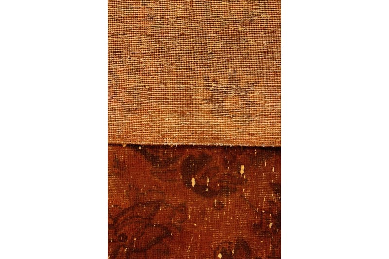 Handknuten Persisk Ullmatta 252x375 cm Vintage - Orange/Brun - Orientaliska mattor - Persisk matta