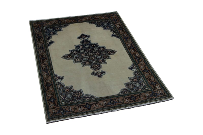 Handknuten Persisk Matta Varni 112x145 cm Kelim - Beige/Koppar - Orientaliska mattor - Persisk matta