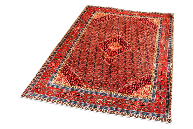 Handknuten Persisk Matta 204x289 cm - Koppar/Röd - Orientaliska mattor - Persisk matta