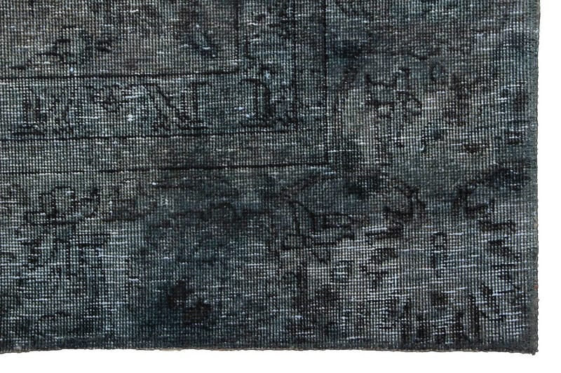 Handknuten Persisk Ullmatta 222x320 cm Vintage - Mörkgrön - Orientaliska mattor - Persisk matta