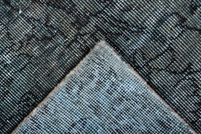 Handknuten Persisk Ullmatta 222x320 cm Vintage - Mörkgrön - Orientaliska mattor - Persisk matta