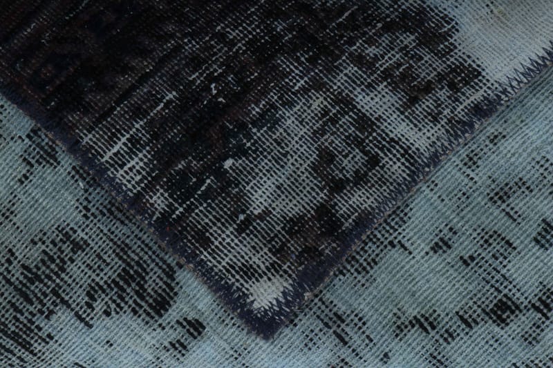 Handknuten Persisk Matta 157x200 cm Vintage - Ljusblå/Mörkblå - Orientaliska mattor - Persisk matta