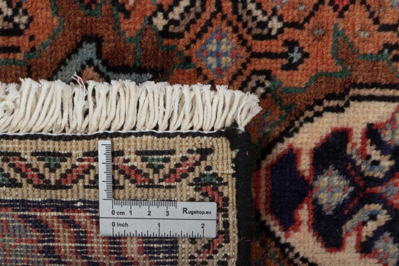 Handknuten Persisk Matta 201x283 cm - Koppar/Blå - Orientaliska mattor - Persisk matta