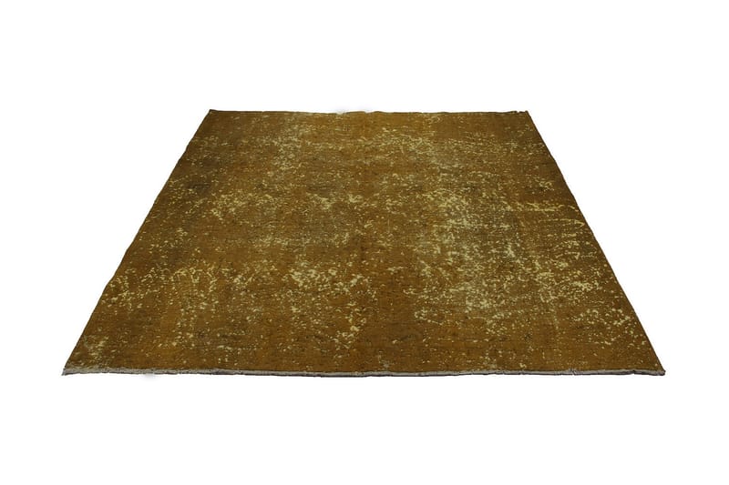 Handknuten Persisk Ullmatta 290x300 cm Vintage - Senap - Orientaliska mattor - Persisk matta