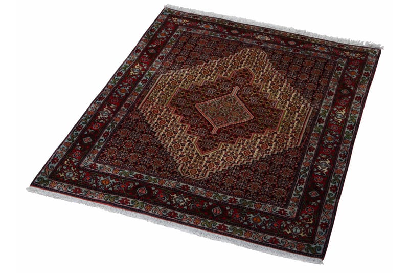 Handknuten Persisk Matta 128x158 cm Kelim - Creme/Röd - Orientaliska mattor - Persisk matta