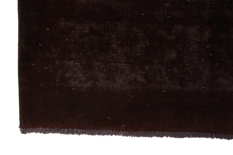 Handknuten Persisk Ullmatta 288x405 cm Vintage - Mörkbrun - Orientaliska mattor - Persisk matta