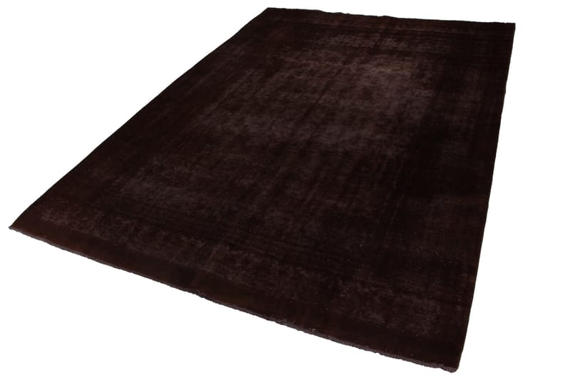 Handknuten Persisk Ullmatta 288x405 cm Vintage - Mörkbrun - Orientaliska mattor - Persisk matta