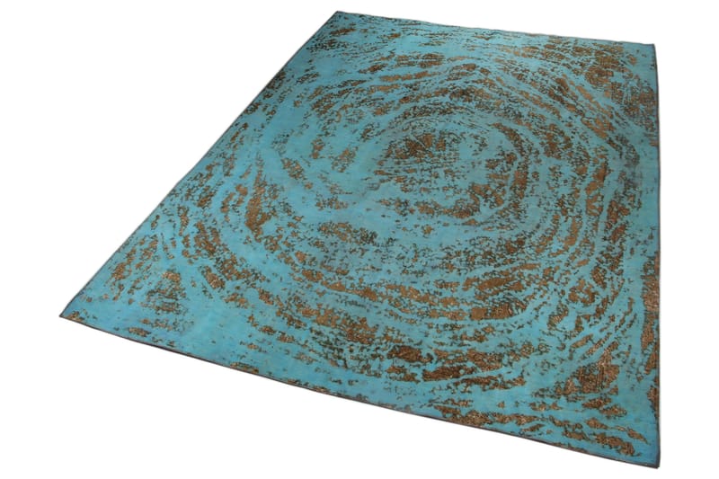 Handknuten Persisk Matta 285x378 cm Vintage - Blå/Brun - Orientaliska mattor - Persisk matta