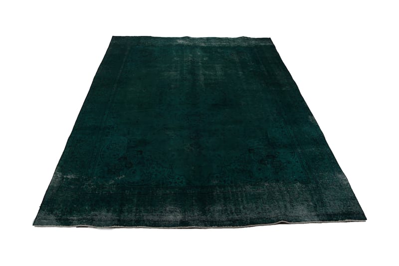 Handknuten Persisk Ullmatta 284x384 cm Vintage - Grön - Orientaliska mattor - Persisk matta