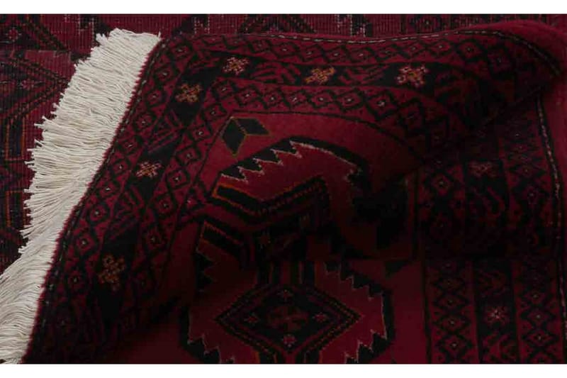 Handknuten Persisk Matta Våg 99x215 cm Kelim - Röd/Svart - Orientaliska mattor - Persisk matta