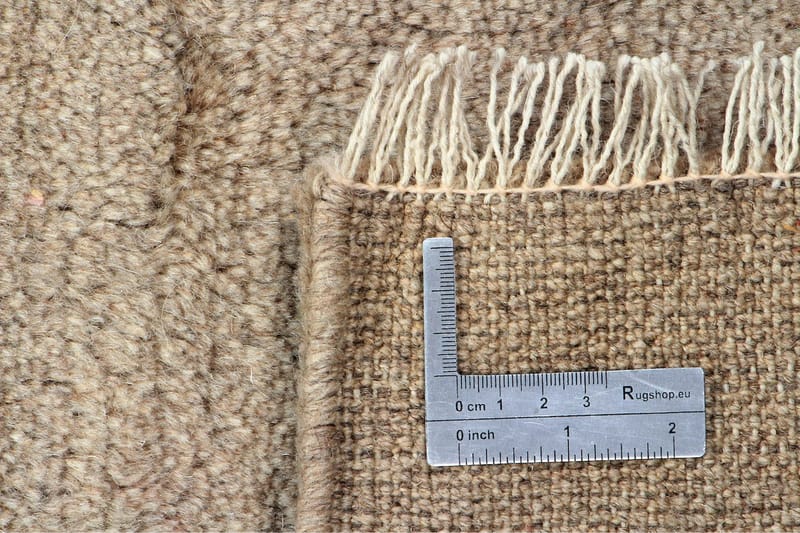 Handknuten Persisk Ullmatta 186x240 cm Gabbeh Shiraz - Beige - Orientaliska mattor - Persisk matta