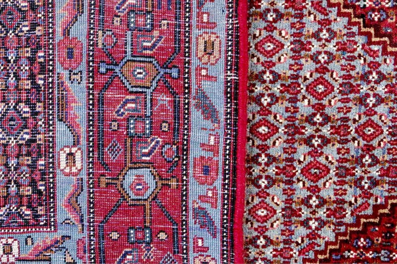 Handknuten Persisk Matta 126x166 cm - Mörkblå/Röd - Orientaliska mattor - Persisk matta