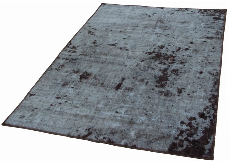 Handknuten Persisk Matta 128x188 cm Vintage - Blå/Grå - Orientaliska mattor - Persisk matta