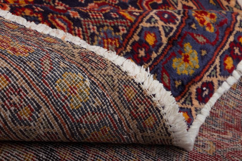 Handknuten Persisk Matta Våg 130x290 cm Kelim - Röd/Mörkblå - Orientaliska mattor - Persisk matta