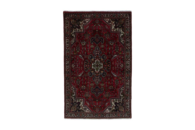 Handknuten Persisk Matta 95x150 cm - Röd/Beige - Orientaliska mattor - Persisk matta