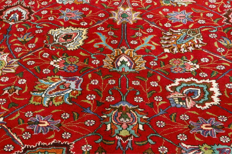 Handknuten Persisk Matta 300x310 cm Kelim - Röd/Mörkblå - Orientaliska mattor - Persisk matta