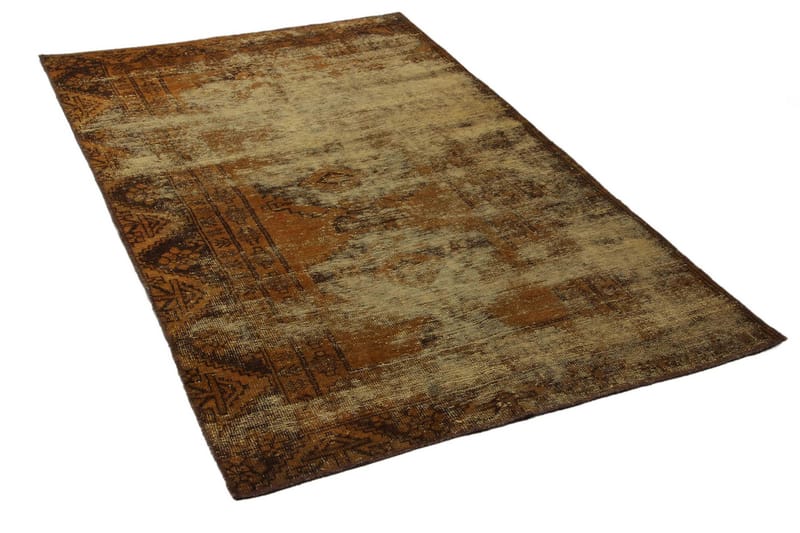 Handknuten Persisk Matta 111x187 cm Vintage - Beige/Brun - Orientaliska mattor - Persisk matta