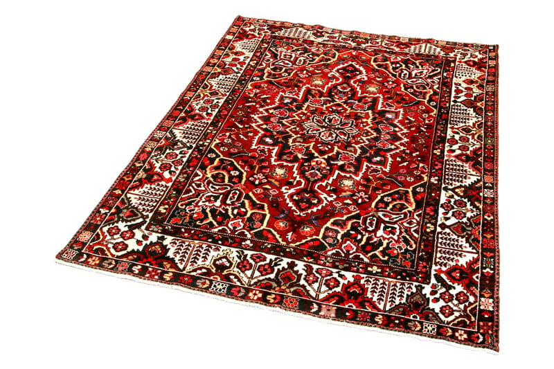Handknuten Persisk Matta 217x297 cm - Röd/Beige - Orientaliska mattor - Persisk matta