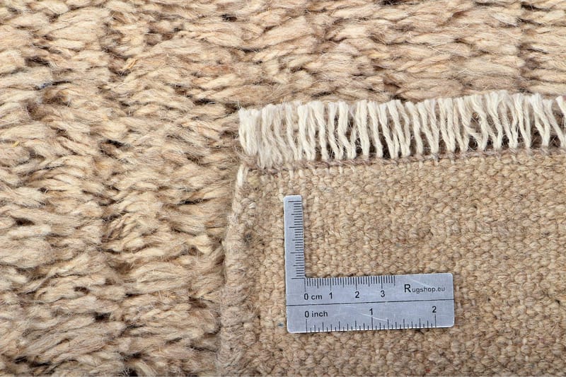 Handknuten Persisk Ullmatta 200x302 cm Gabbeh Shiraz - Beige - Orientaliska mattor - Persisk matta