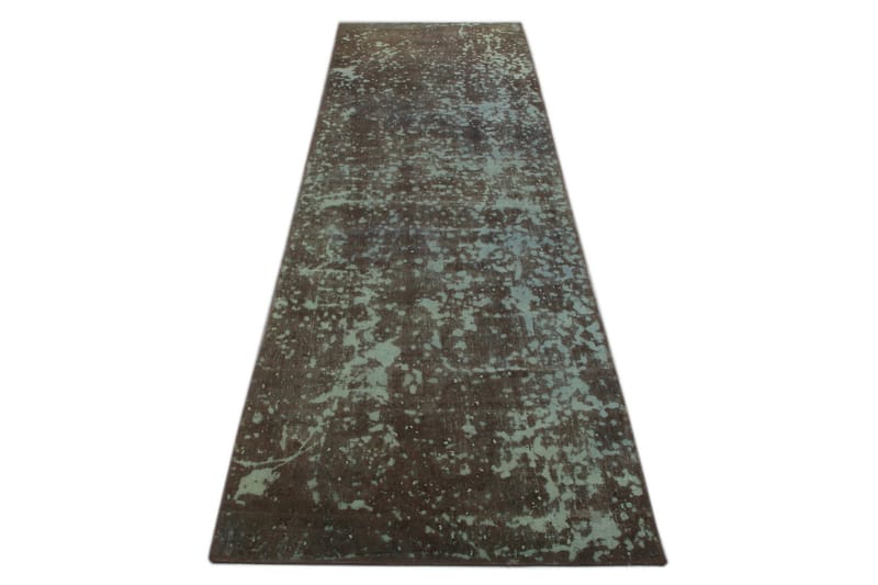 Handknuten Persisk Matta 88x288 cm Vintage - Mörkgrön - Orientaliska mattor - Persisk matta
